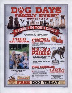 Bass Pro Shops Dog Days Family Event Flyer